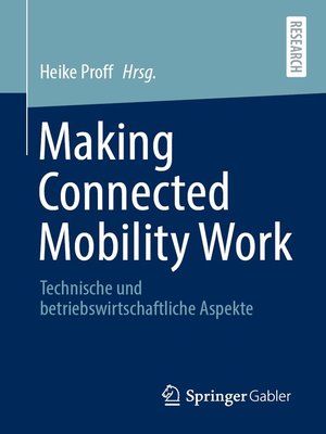 cover image of Making Connected Mobility Work